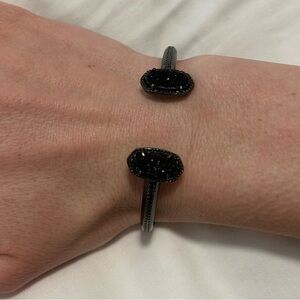 Kendra Scott Elton Gunmetal Cuff Bracelet